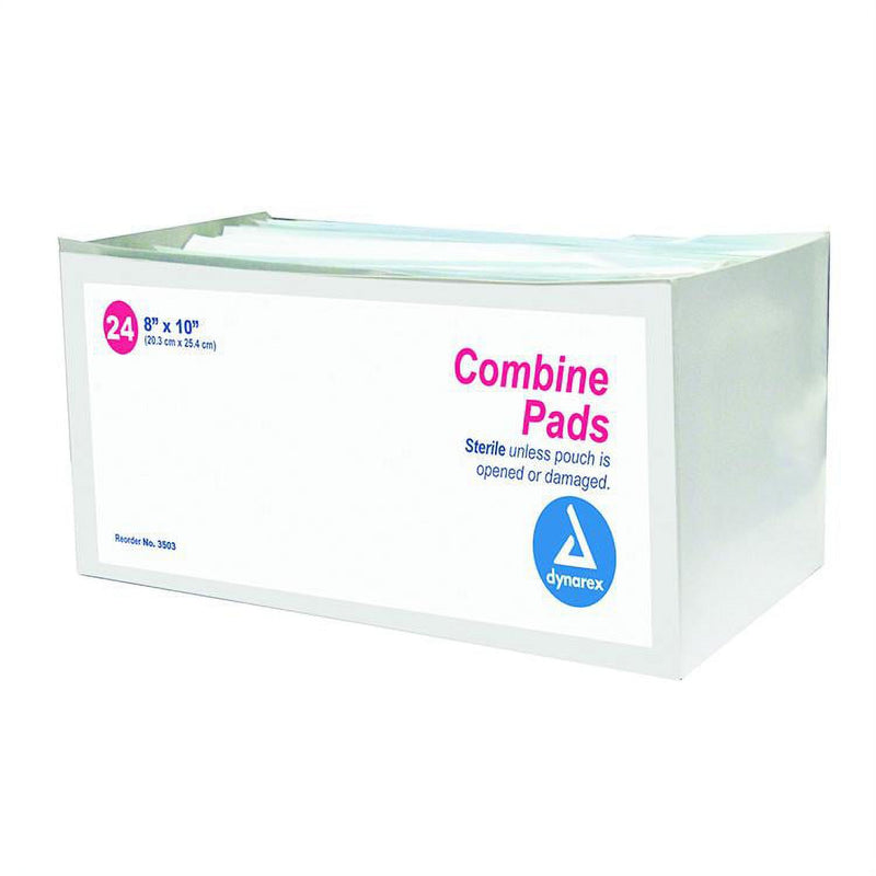 Dynarex Dynarex® Sterile Abdominal Pads (ABD) – 8" x 10" (24 Count) First Aid