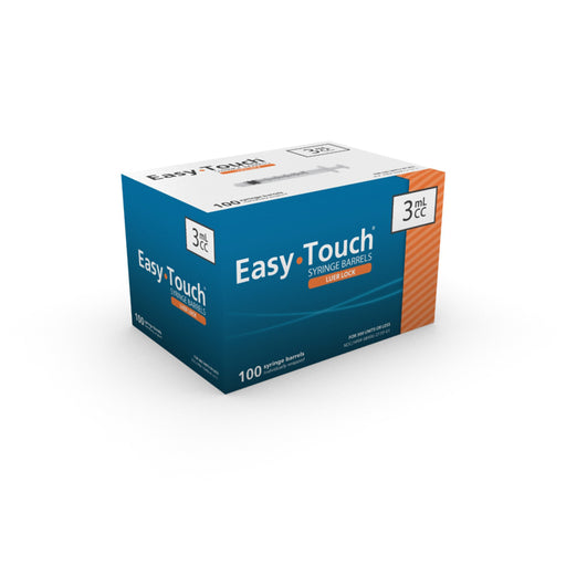 Easy Touch Easy Touch LuerLock Uni-Slip ShealthLock Barrel 100ct Luer Lock Barrel (TB) 3 mL 802030 Health Care