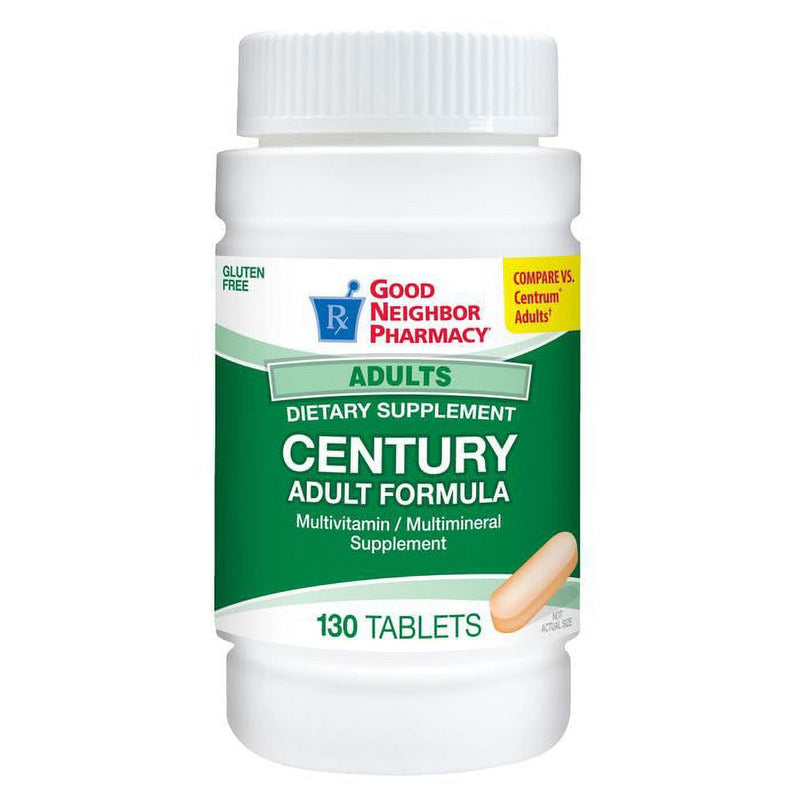 Good Neighbor Pharmacy Good Neighbor Pharmacy Century Adult Multivitamin 130 Tablets GNP Vitamins & Supplements