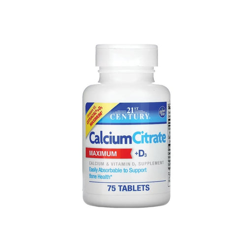 21st Century 21st Century Calcium Citrate/Vitamin D3  315Mg-250U 75Ct Vitamins & Supplements