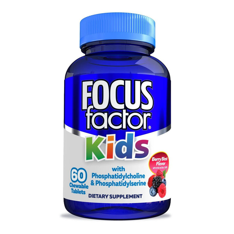 Focus Factor Focus Factor For Kids Berry Blast - 60 Chewable Wafers Vitamins & Supplements
