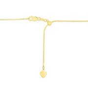 Bids.com 14k Yellow Gold Adjustable Snake Chain 0.85mm Necklaces