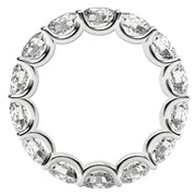 Bids.com Round Cut Lab Grown Diamond Eternity Ring in 14k White Gold (6 cttw FG/VS2) Rings