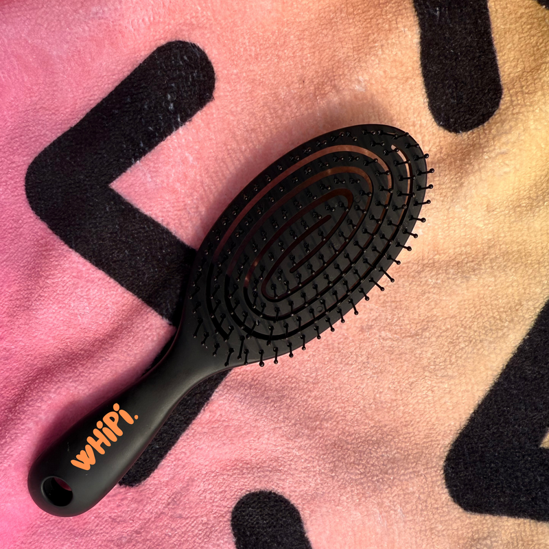 Whipi Co Detangle- Crown Detangle Brush  Black