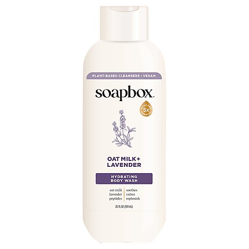 Soapbox Soapbox Soap Box Body Wash, Oat Milk And Lavender, 20 Oz Body Wash