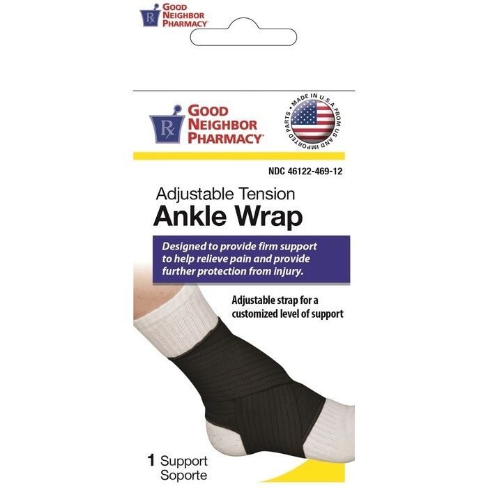 0 Good Neighbor Pharmacy Adjustable Tension Ankle Wrap Black Large 1ct Horse Boots & Leg Wraps