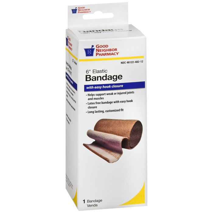 0 Good Neighbor Pharmacy 6 Inch Elastic Bandage Self-Adhering 1ct Elastic