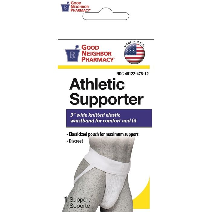 0 Good Neighbor Pharmacy Athletic Supporter White Extra Large 1ct General Purpose Athletic Equipment