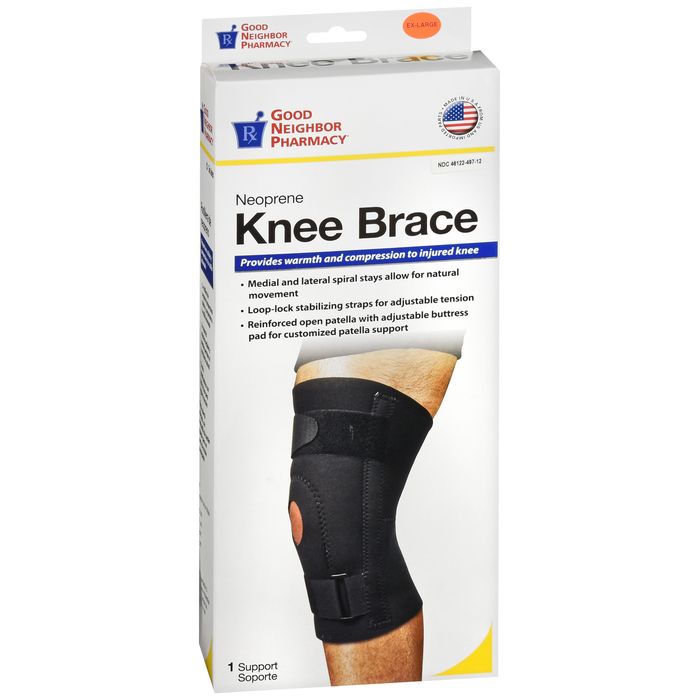 Good Neighbor Pharmacy Good Neighbor Pharmacy Neoprene Knee Brace Black Extra Large 1ct Health & Beauty