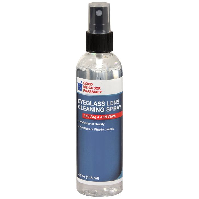 0 Good Neighbor Pharmacy Eyeglass Lens Cleaning Spray 4oz Breath Spray White Smoke