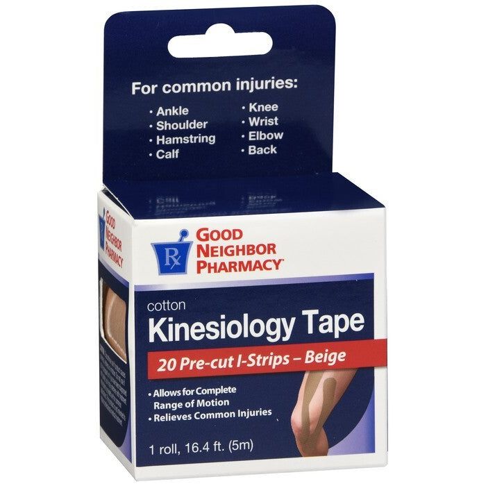 0 GNP Kinesiology Tape Cotton Beige Pitch Counters White Smoke