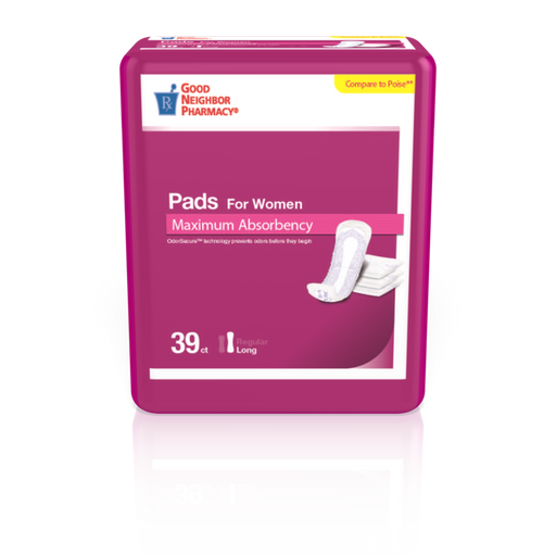 0 Good Neighbor Pharmacy Bladder Pads For Women Maximum Absorbency 4x39ct Skateboarding Pads