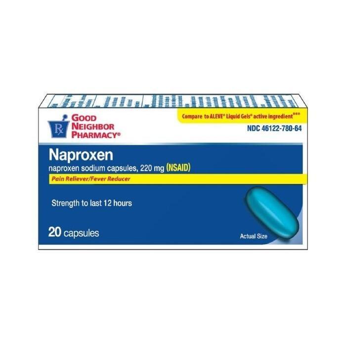 GNP GNP Good Neighbor Pharmacy Naproxen Sodium 220mg Softgels 20ct Health Care