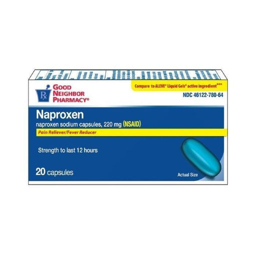 GNP GNP Good Neighbor Pharmacy Naproxen Sodium 220mg Softgels 20ct Health Care