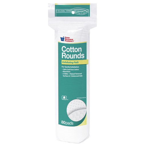 0 Gnp Cotton Exfoliating Rounds 80ct Cotton Swabs