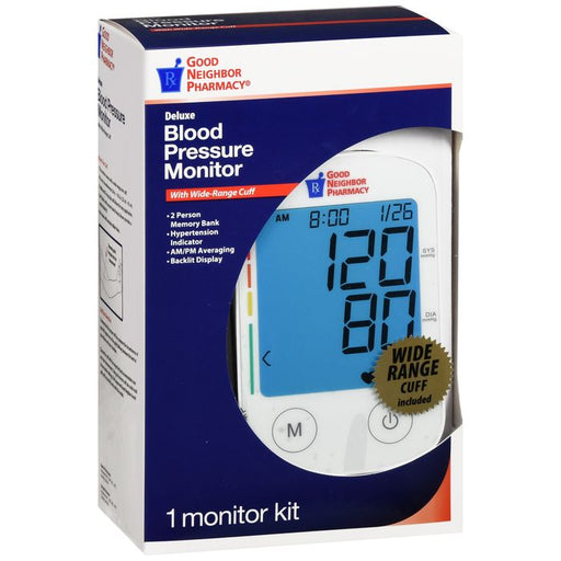 0 Blood Pressure Monitor Arm Deluxe By Good Neighbor Pharmacy Medical Equipment
