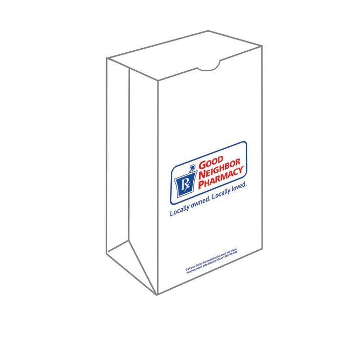 0 Good Neighbor Pharmacy Bag White 6lb 2000 Golf Bags