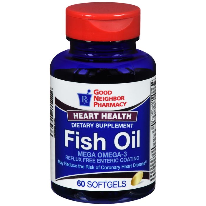 GNP GNP Fish Oil 1000 Mg Enteric Coated 60 Softgel Caps Fitness & Nutrition