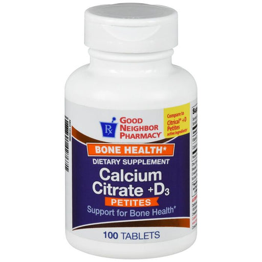 0 Gnp Calcium Citrate +d Petites Tab 100ct Bone Health Baby Health