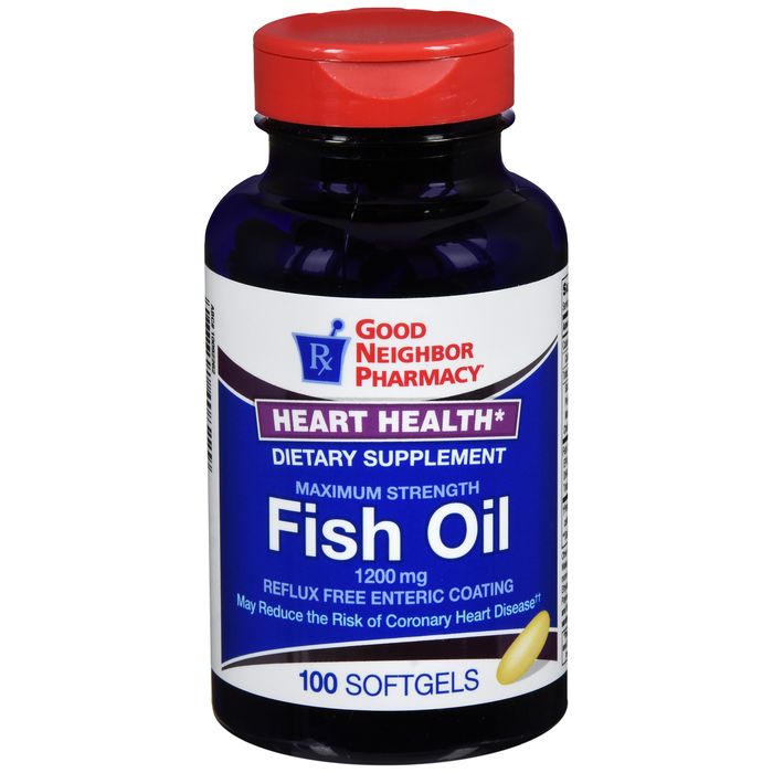 Good Neighbor Pharmacy Good Neighbor Pharmacy GNP Fish Oil 1200 Mg Enteric Coated 100 Softgel Caps Vitamins & Supplements
