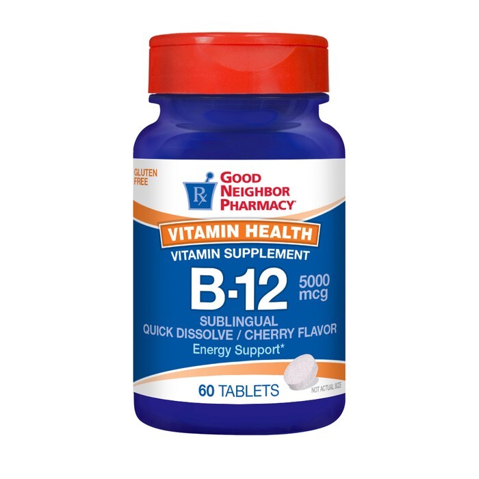 0 Good Neighbor Pharmacy B12 5000mcg Quick Dissolve Tablets 60ct
