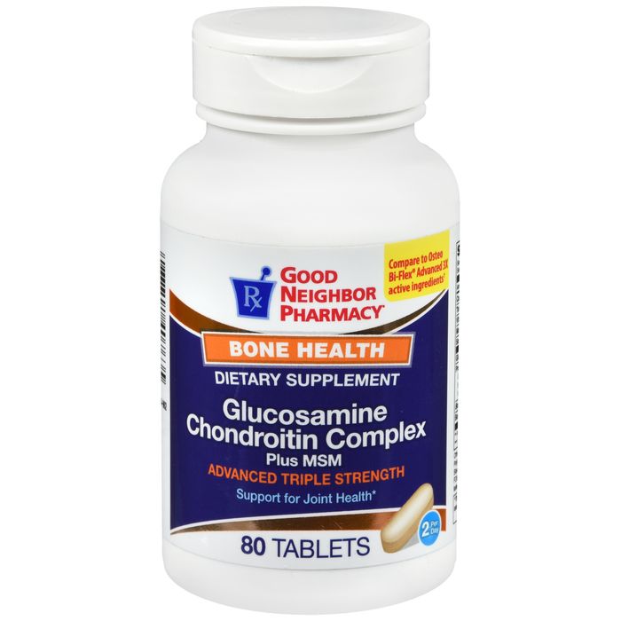 21st Century 21st Century GNP Glucosamine Chondroitin Advanced 3X 80 Tabs Fitness & Nutrition