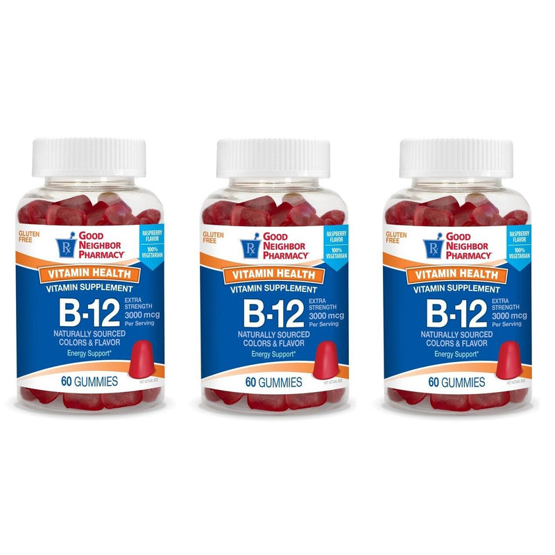 0 Good Neighbor Pharmacy Vitamin B12 3000mcg Gummies 60ct Horse Vitamins & Supplements