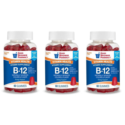 0 Good Neighbor Pharmacy Vitamin B12 3000mcg Gummies 60ct Horse Vitamins & Supplements