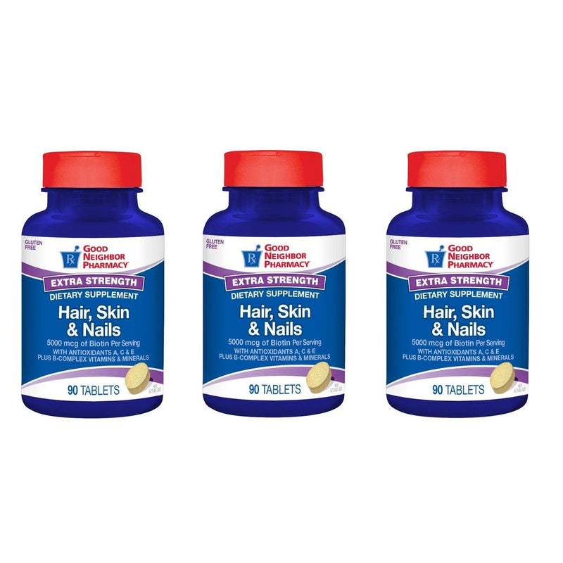 0 Good Neighbor Pharmacy Hair Skin & Nails Extra Strength Tablets 90ct Nails