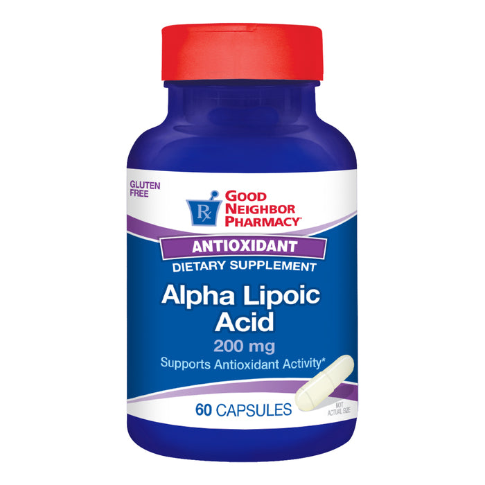 0 Good Neighbor Pharmacy Alpha Lipoic Acid 200mg Capsules 60ct Acid Neutralizers