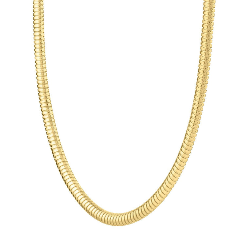 Bids.com 14k Yellow Gold Tubogas Necklace (5.00 mm) Necklaces