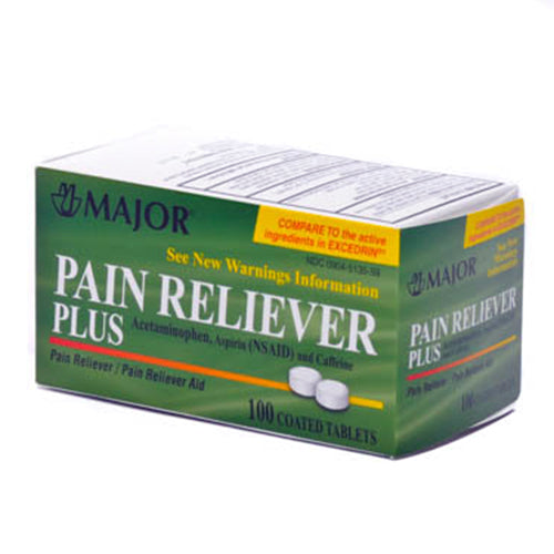 Major Major Pain Reliever Plus Tablets - 100 By Pharma Medicine & Drugs White Smoke