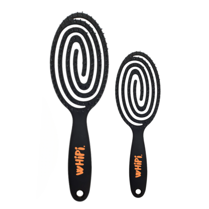 Whipi Co Detangle- Crown Detangle Brush  Black