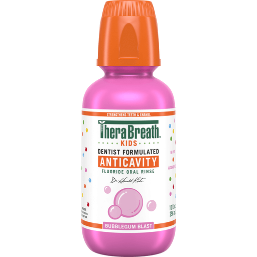 TheraBreath TheraBreath™ Kids Anticavity Fluoride Oral Rinse – Bubblegum Blast (16 Fl Oz) Personal Care