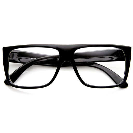 zeroUV Flat Top Square Clear Lens Fashion Glasses 8807 Glasses