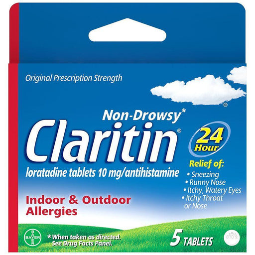 Claritin Claritin Non-Drowsy Original Prescription Strength 10 Mg Loratadine Tablets Health & Beauty