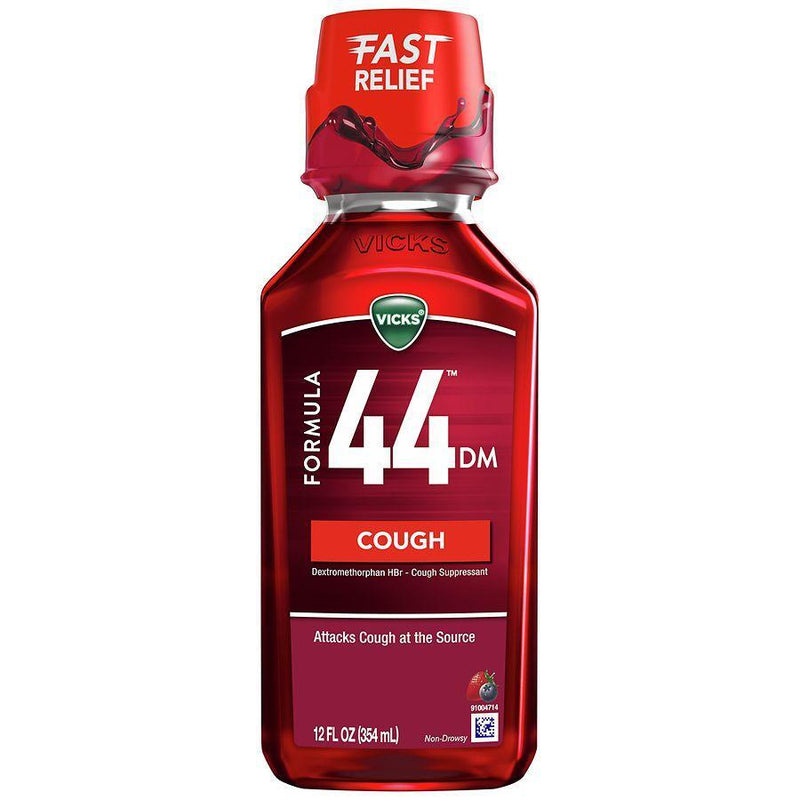 Vicks Vicks Formula 44 Cough Suppressant Liquid Berry, Berry Flavor 12 Oz Personal Care
