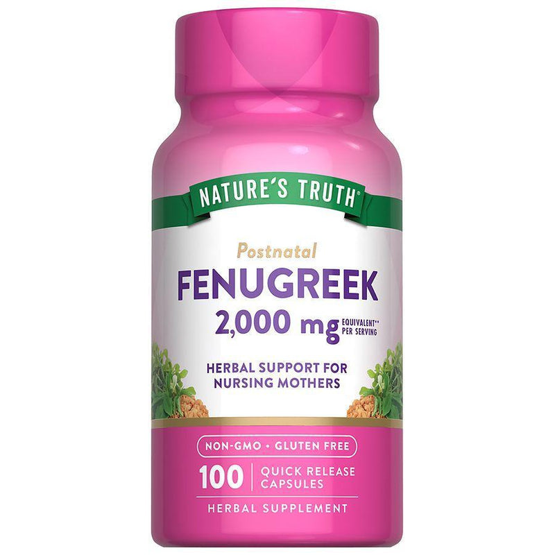 Nature's Truth Nature's Truth Fenugreek 610 Mg Herbal Supplement - 100 Capsules Vitamins & Supplements