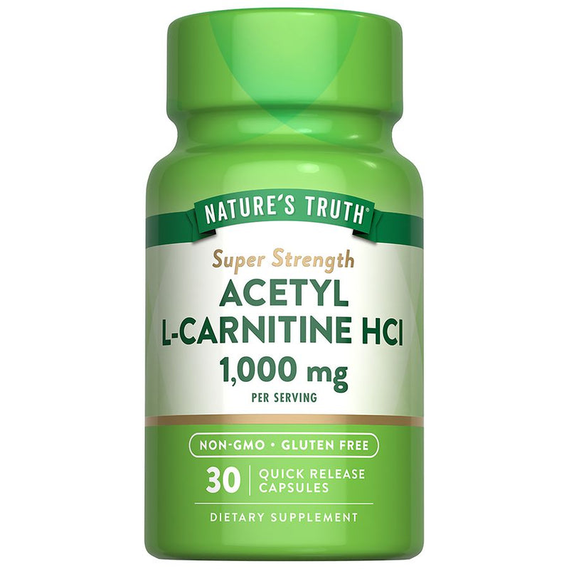 Nature's Truth NT Acetyl L-Crntn Cp 1,000 Mg 30 Rrl Vitamins & Supplements