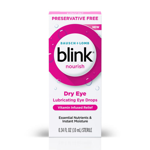 Bausch + Lomb Bausch + Lomb Blink Nourish Preservative Free Lubricating Eye Drops Personal Care
