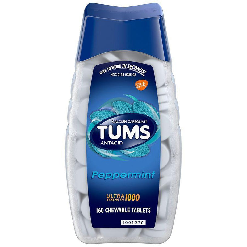 Tums Tums Antacid Chewable Tablets, Ultra Strength For Heartburn Relief, Peppermint Health & Beauty