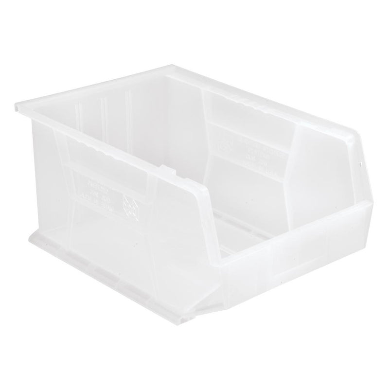 Quantum Quantum Ultra Series Stack And Hang 8.9 Gal. Storage Bin In Clear Storage & Organization