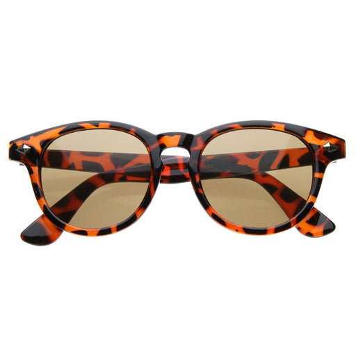 zeroUV Retro Dapper P3 Key Hole Horned Rim Sunglasses 8308 Sunglasses