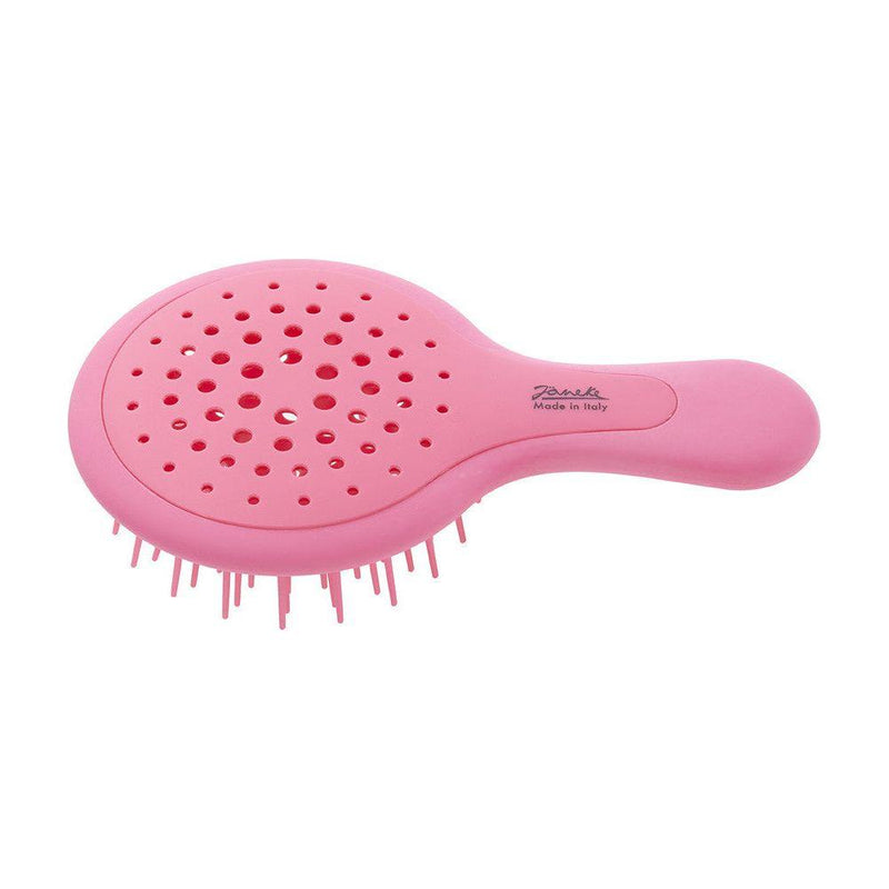 Janeke Janeke Mini SuperBrushh Pink Hair Brush Hair Brush