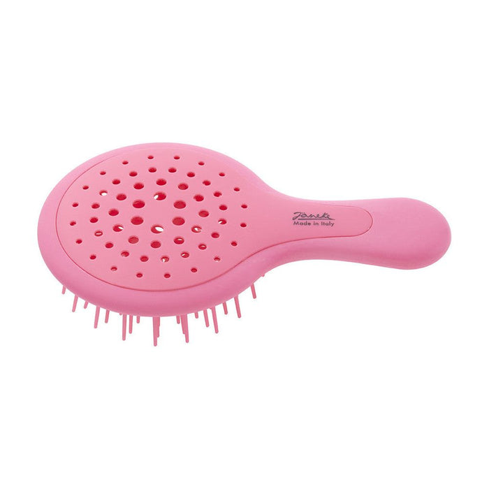 Janeke Mini SuperBrushh Pink Hair Brush