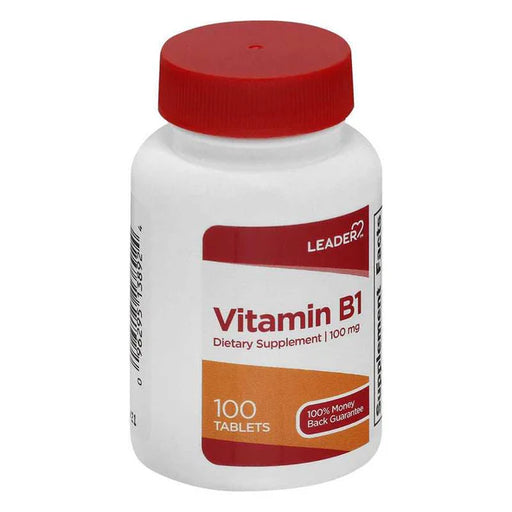 Leader LEADER# VITAMIN B-1 100MG TABLETS 10 0CT Vitamins & Supplements