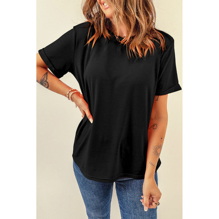 Round Neck Short Sleeve T-Shirt