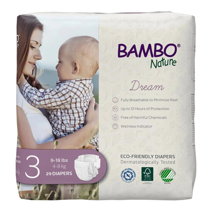 Bambo Nature - Diapers Size 3 (Pack of 6-29 Ct)