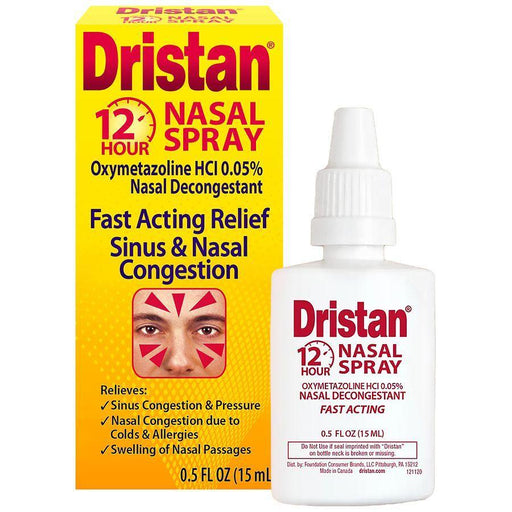 Dristan Dristan 12-Hour Decongestant Nasal Spray - 0.5 Fl Oz Medicine & Drugs
