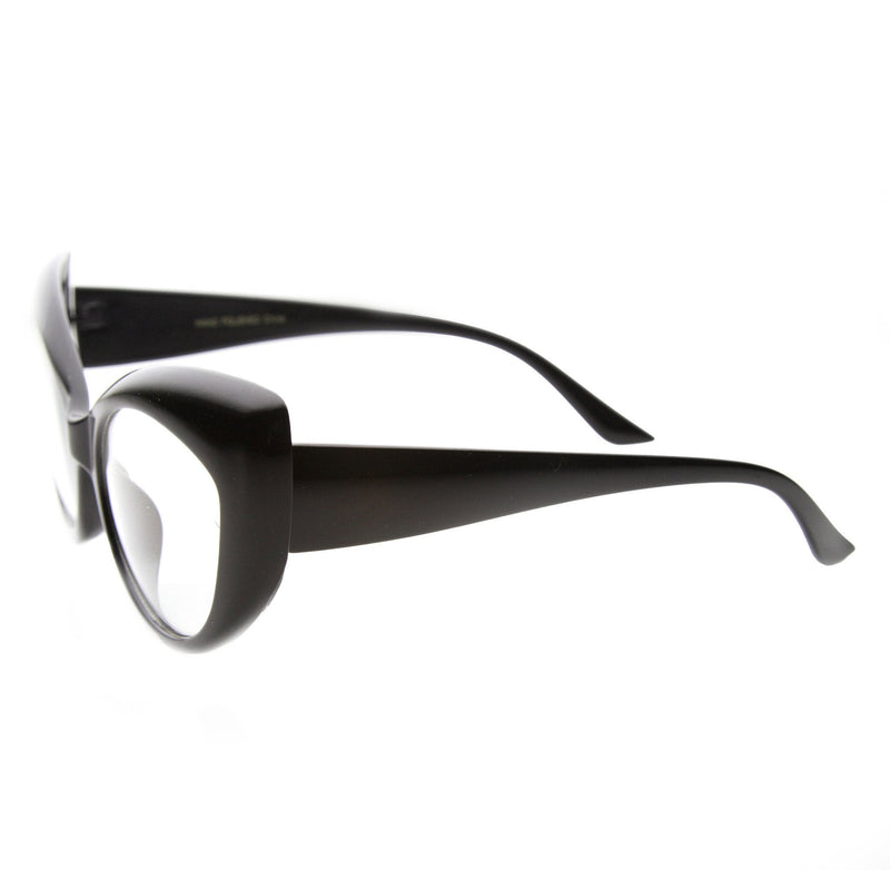zeroUV Retro 1950's Pointed Cat Eye Clear Lens Glasses 9646 Glasses